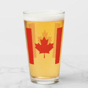 COPO DE PINT LEAF DE MAPA CANADÁ
