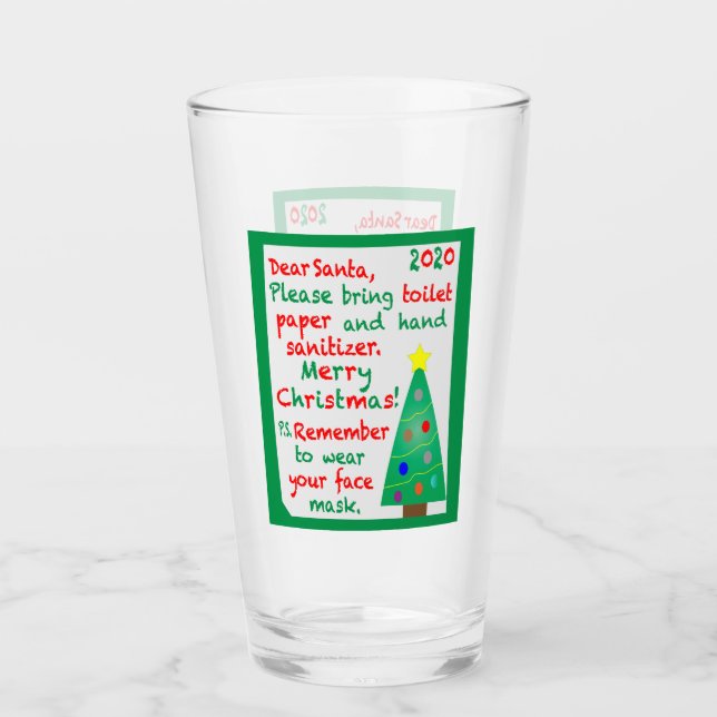 Copo De Pint Lembrando o Natal de 2020 (Frente)