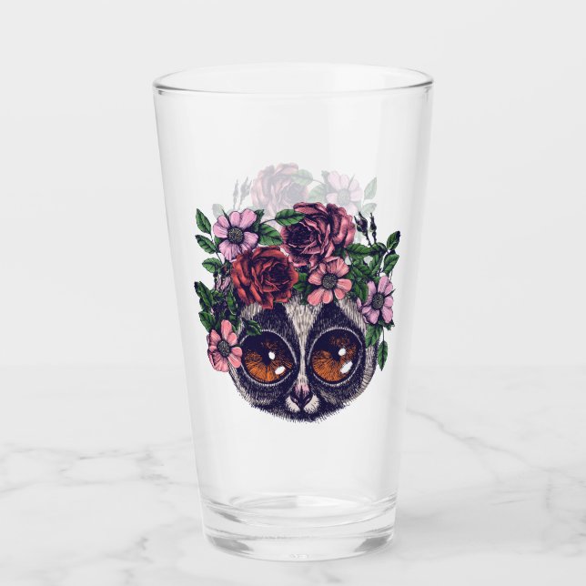 Copo De Pint Lemur floral doce (Frente)