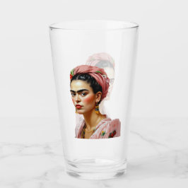Copo De Pint lenço cabeça de mulher mexicana