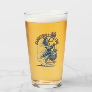 Copo De Pint Lenda Urbana de Basquete do Esqueleto Grim Hooper