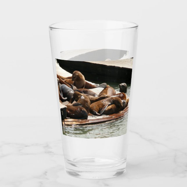 Copo De Pint Leões do Mar do Sol em São Francisco (Frente)