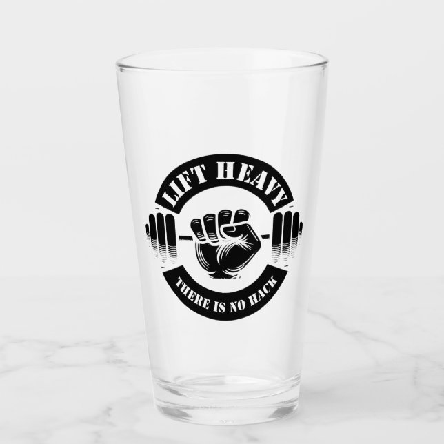 Copo De Pint Levante Pesado Não Há Hack (Frente)