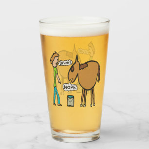 Copo De Pint Levar Um Cavalo À Água