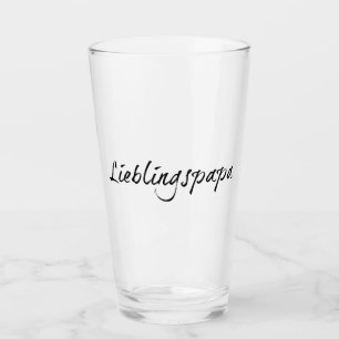 Copo De Pint Lieblingspapa - Schwarzer Schriftzug 00001
