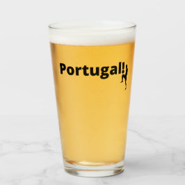 Copo De Pint Liga dos Campeões Europeus de Portugal Glass
