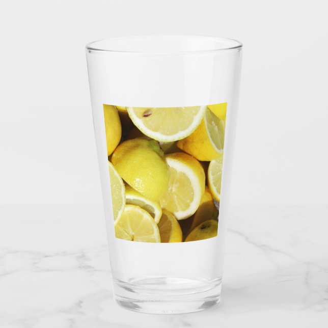 Copo De Pint Limões Amarelo (Frente)