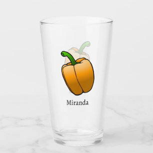 Copo De Pint Linda Pimenta Ornamental Laranja