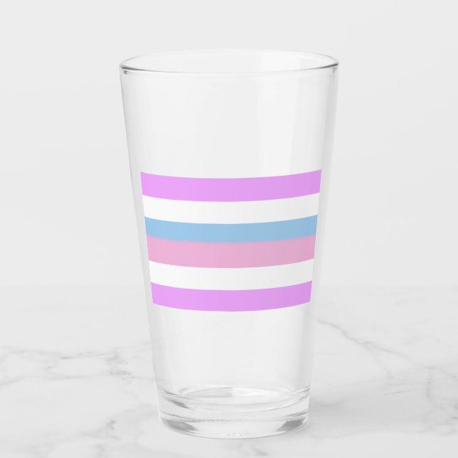Copo De Pint Listras Orgulho Intersexo (Frente)