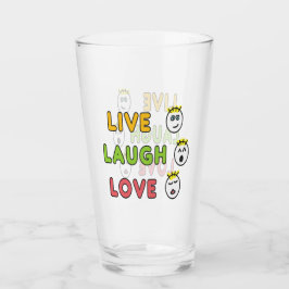 Copo De Pint Live Laugh Love