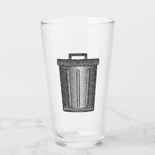 Copo De Pint Lixo da Glitter