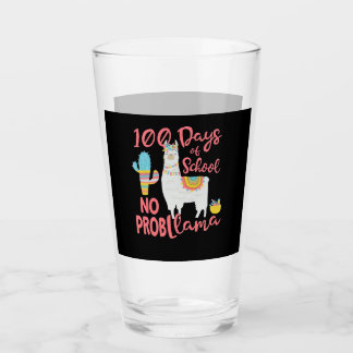 Copo De Pint Llama Gift | 100 Dias De Escola Sem Prob Lama