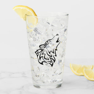 Copo De Pint Lobo de Howling Negro