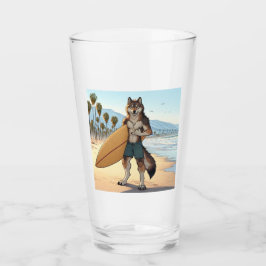Copo De Pint Lobo Surfista