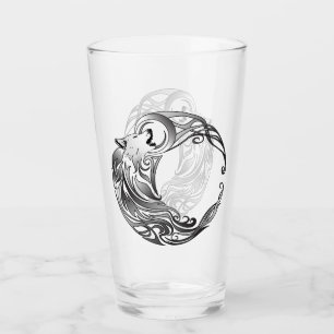 Copo De Pint Lobo tribal - protegido