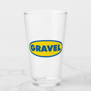 Copo De Pint Logotipo Amarelo de Ciclo de Gravação