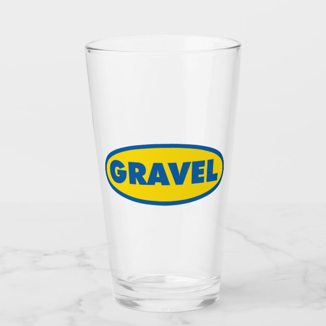 Copo De Pint Logotipo Amarelo de Ciclo de Gravação (Frente)