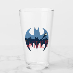 Copo De Pint Logotipo Bat Com Sinal Gotham & Bat