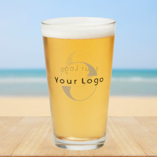 Copo De Pint Logotipo comercial Mínimo simples de cerveja da em