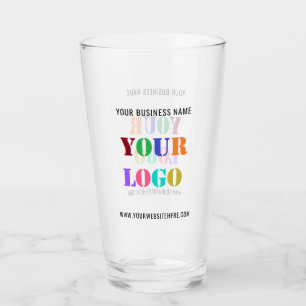 Copo De Pint Logotipo Comercial Personalizado e Vidro Promocion