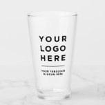 Copo De Pint Logotipo comercial profissional simples Slogan cor<br><div class="desc">Logotipo comercial profissional simples Slogan corporativo Promocional White Glass tumbler com o logotipo da sua empresa e um slogan personalizado, site, texto social ou qualquer texto de marketing, perfeito para comemorações corporativas ou aniversários dos funcionários.</div>