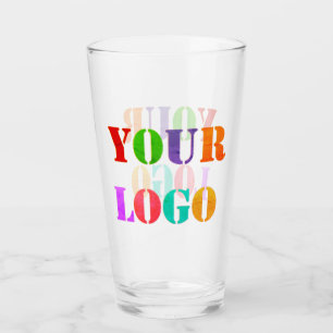 Copo De Pint Logotipo da Empresa Exemplo de Vidro Promocional p