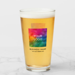 Copo De Pint Logotipo da empresa para pequenas empresas Aqui Mo