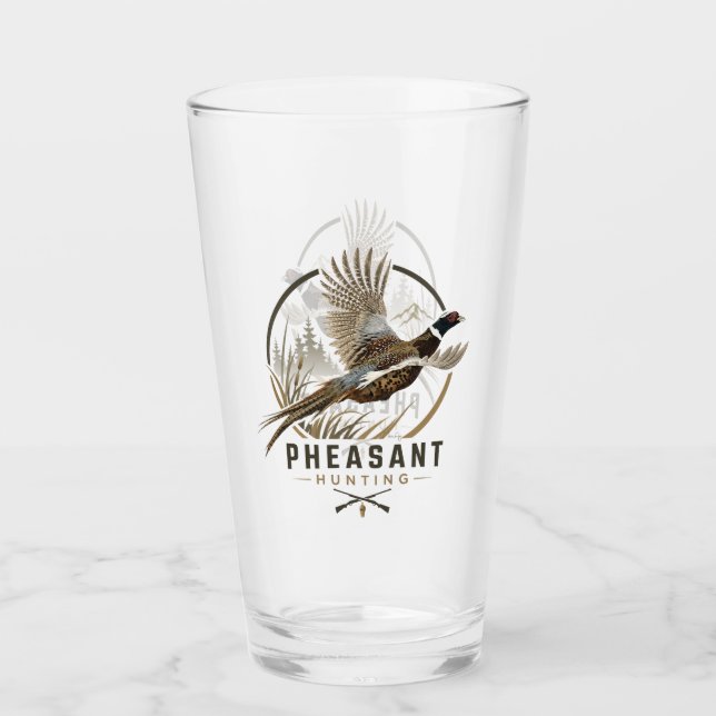 Copo De Pint Logotipo de Caça ao Faisão (Frente)