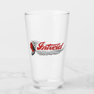 Copo De Pint Logotipo de Moto Antiga Branco