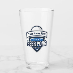 Copo De Pint Logotipo do Campeonato de Beer Pong Personalizável