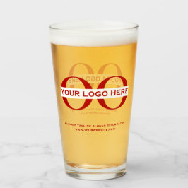 Copo De Pint Logotipo e Texto Personalizados