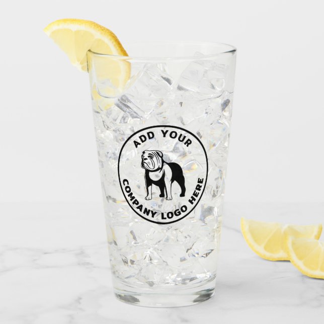 Copo De Pint Logotipo Empresarial Personalizado Simples para Fu (Gelo frontal)