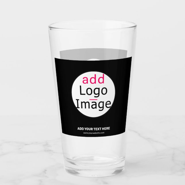 Copo De Pint Logotipo Personalizável de Chic Comercial Extravag (Frente)
