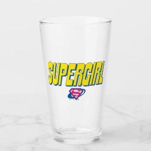 Copo De Pint Logotipo Pop da Supergirl
