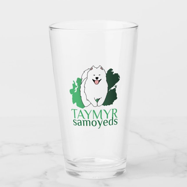 Copo De Pint logótipo Taymyr Samoyeds (Frente)