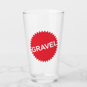 Copo De Pint Logotipo Vermelho de Ciclo Gravel
