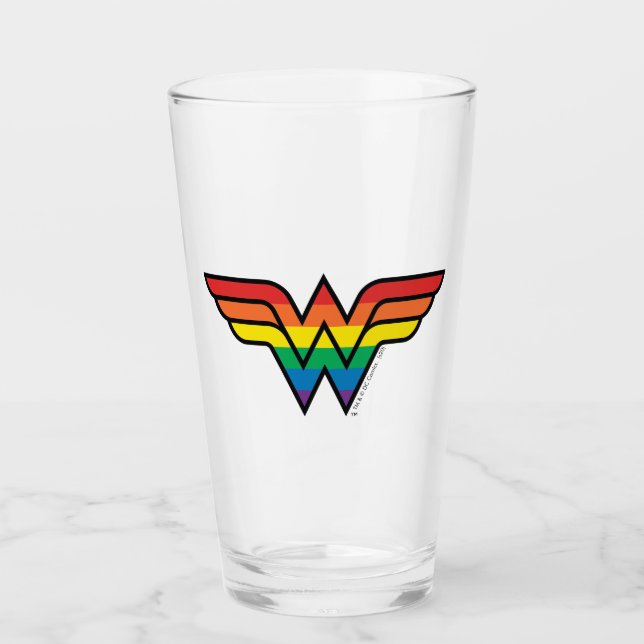 Copo De Pint Logotipo Wonder Rainbow (Frente)