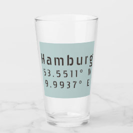 Copo De Pint Longitude de Hamburgo Latitude