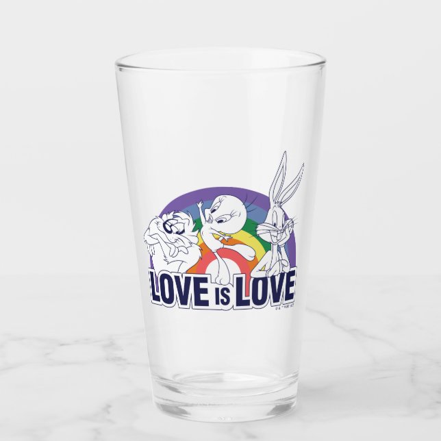 Copo De Pint LOONEY TUNES™ - Love Is Love (Frente)