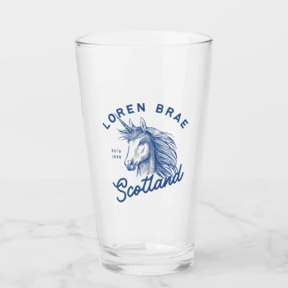 Copo De Pint Loren Brae Scotland Unicorn Pint Glass