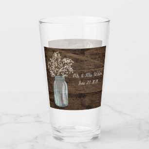 Copo De Pint Louça rústica da bebida do casamento do país