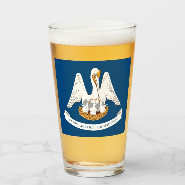 COPO DE PINT LOUISIANA FLAG (Frente (Preenchido))