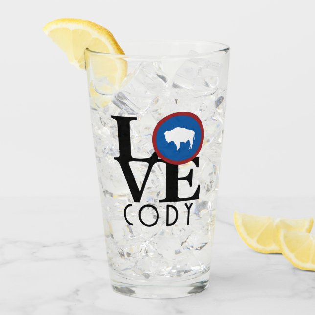 Copo De Pint LOVE Cody Wyoming (Gelo frontal)