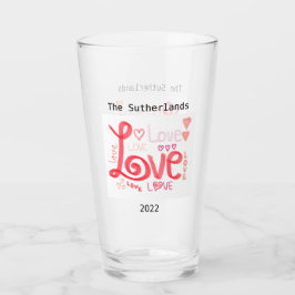 Copo De Pint LOVE Glass Tumbler