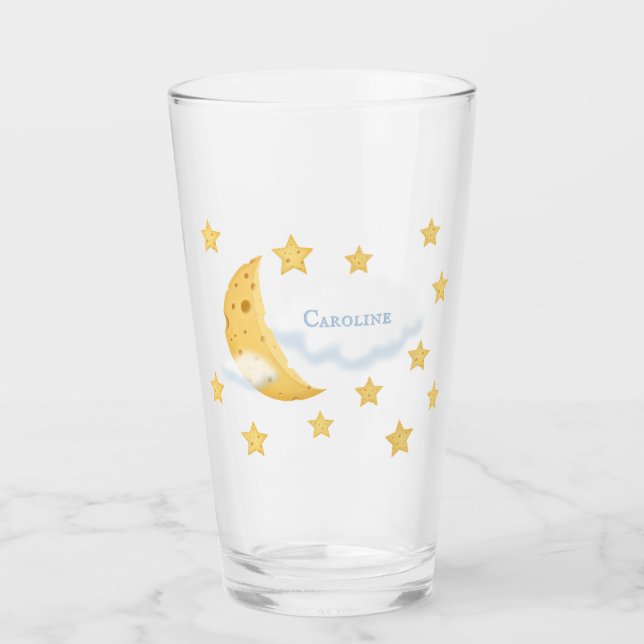 Copo De Pint Lua Cheirosa e Estrelas Cloud Personalizadas (Frente)