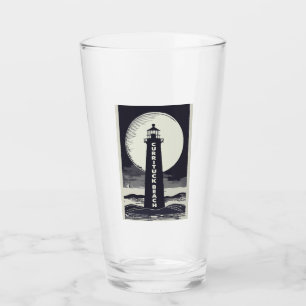 Copo De Pint Lua do Farol de Praia Currituck