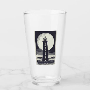 Copo De Pint Lua do Farol Michigan Big Sable Point