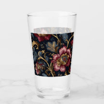 Luxury Indian Floral Glass Vintage Royal Drinkware