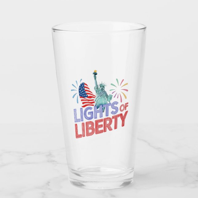 Copo De Pint Luz da liberdade (Frente)
