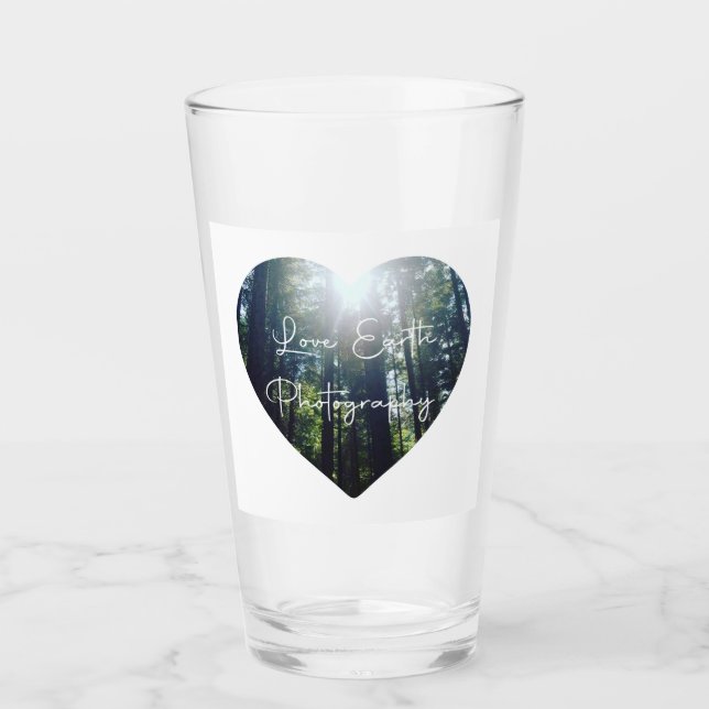 Copo De Pint Luz solar das florestas (Frente)